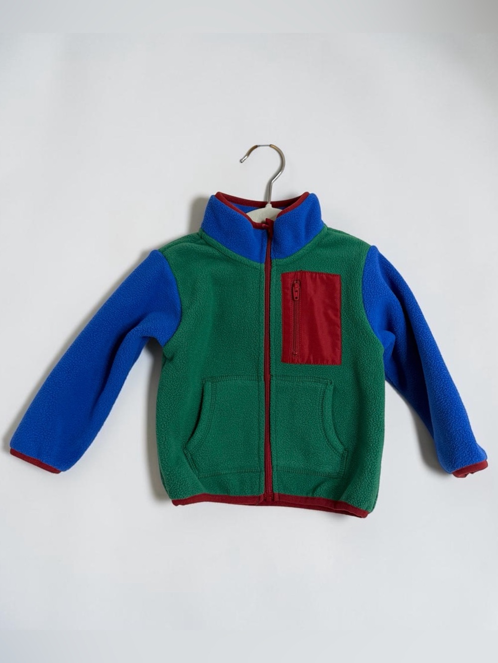 Tucker + Tate Baby Fleece Jacket Blue Green Full Zip 12 Months